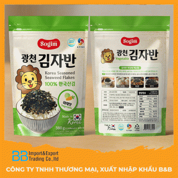 Rong biển Sogim vị rau củ 380g (10 gói/thùng)